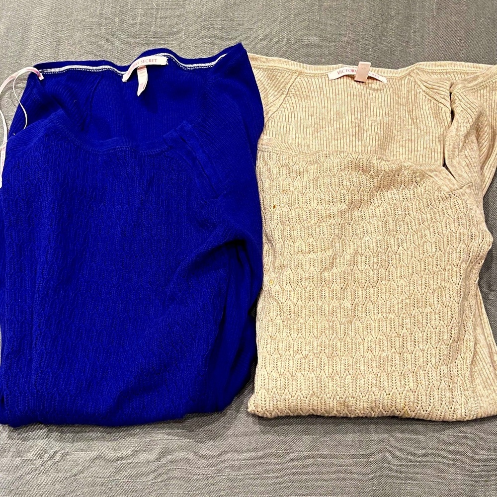 Victoria secret XS BLUE AND BEIGE